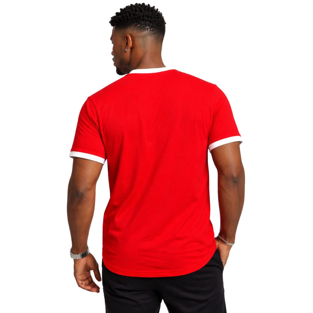 Kappa Red Premium Henley Shirt