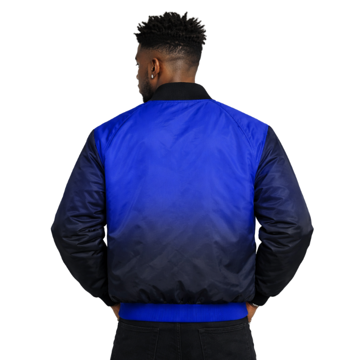 Black Faded Phi Beta Sigma Bomber Jacket