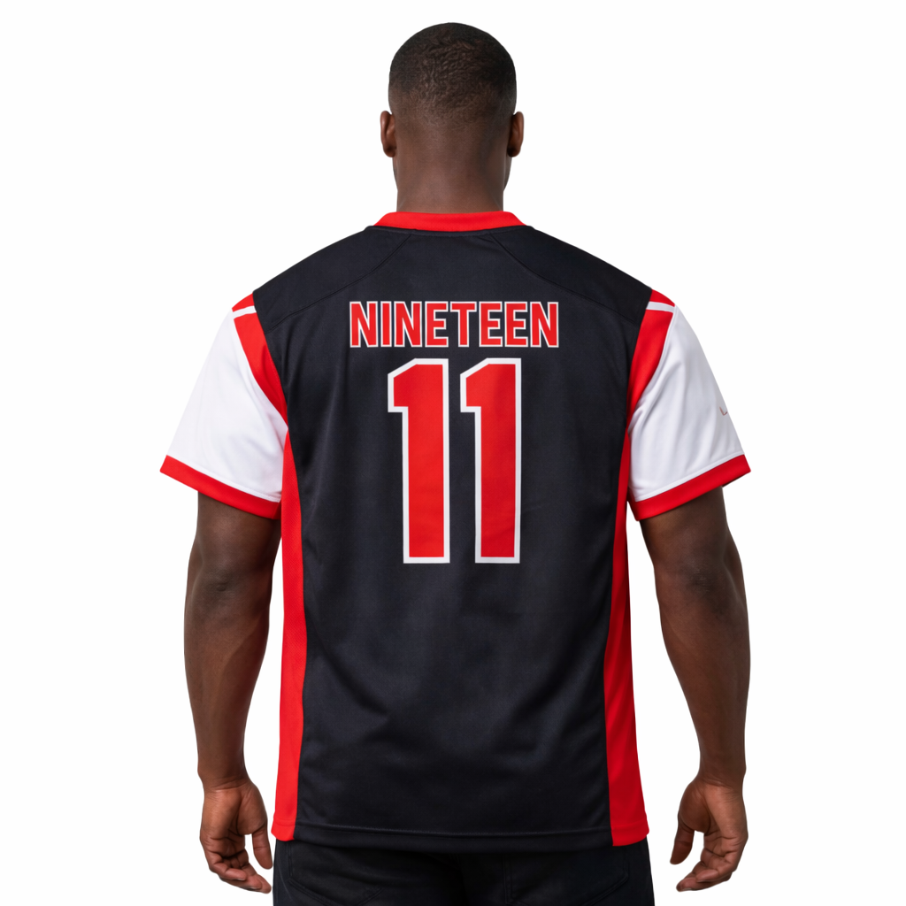 Kappa Black Football Jersey