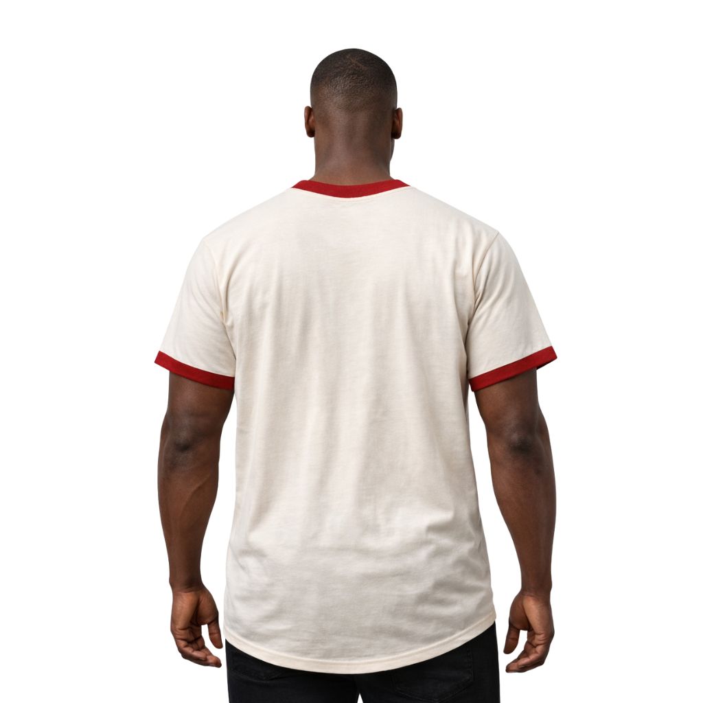 Kappa Cream Chenille Crest Ringer Premium Shirt