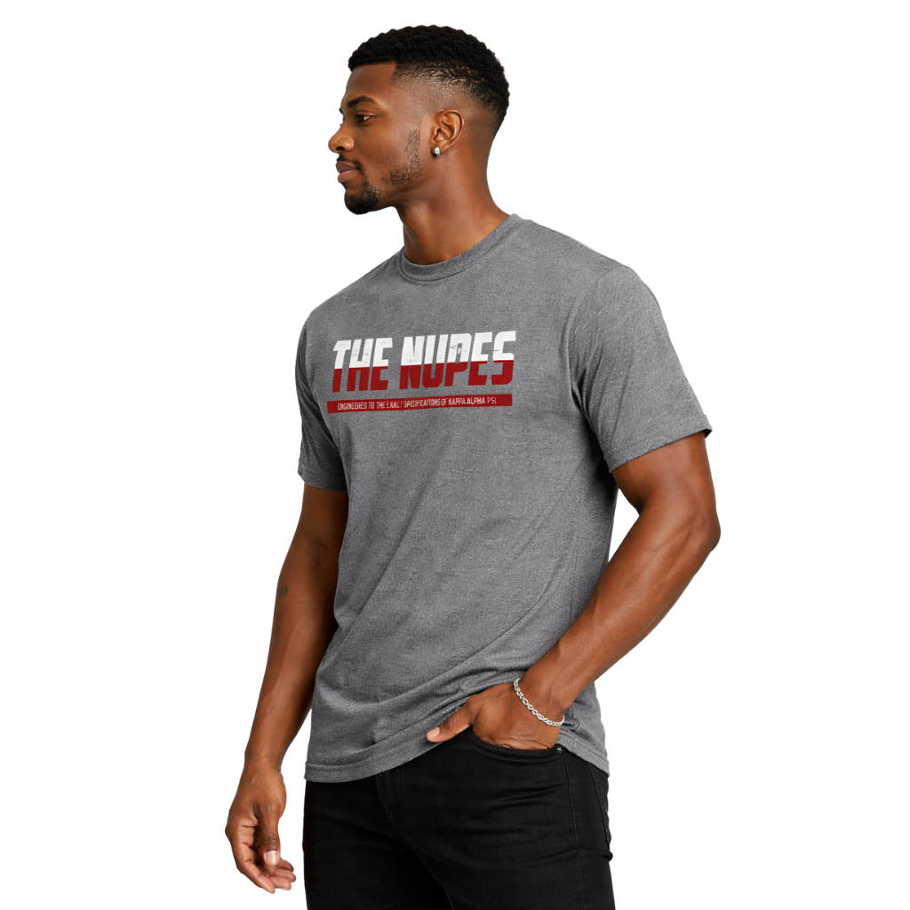 Kappa Alpha Psi The Nupes DriFit Short Sleeve Shirt (Charcoal)