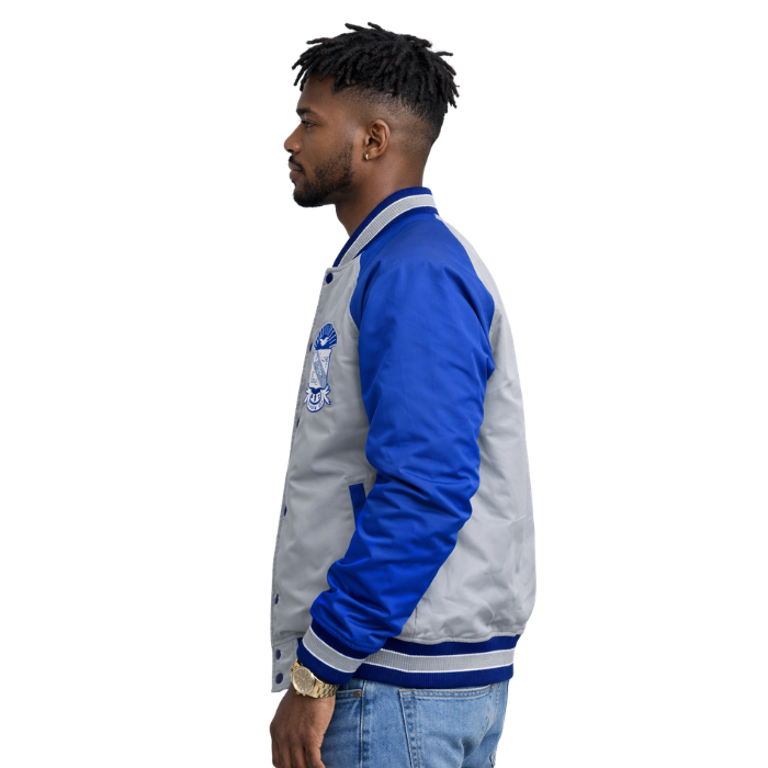 Grey Sigma Bomber Jacket