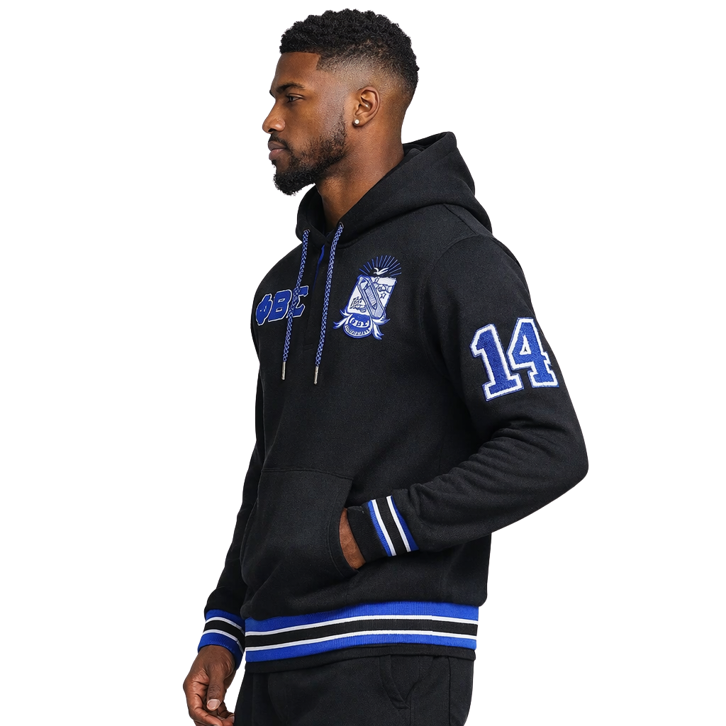 Sigma Black Qtr Button-Up Hoodie