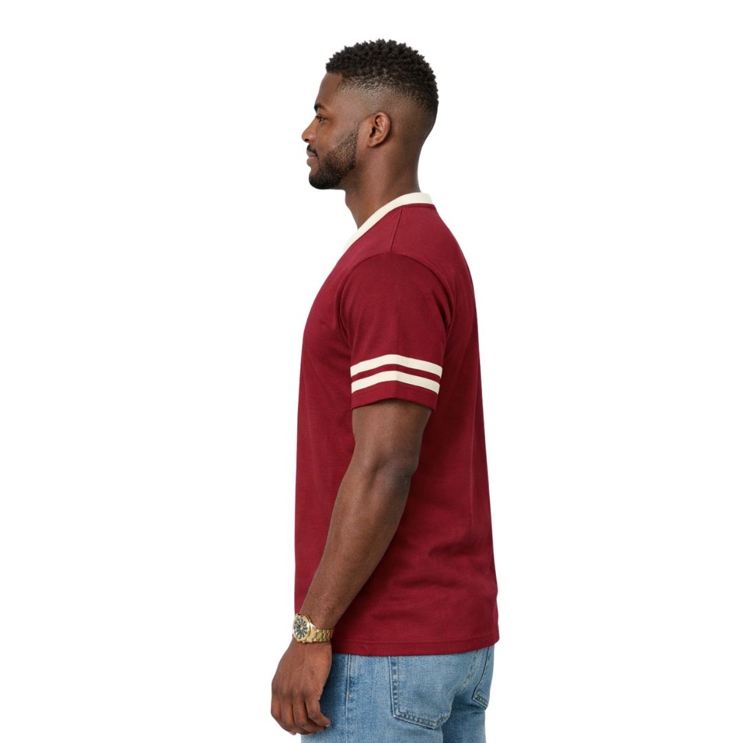 Nupe V-Neck Baseball Tee