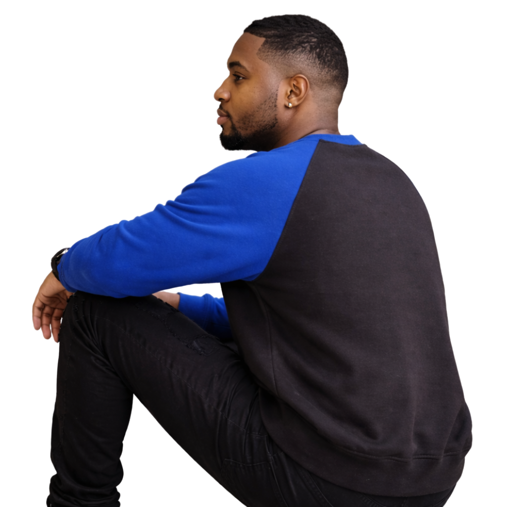 Blue/Black ΦΒΣ Chenille Sweatshirt