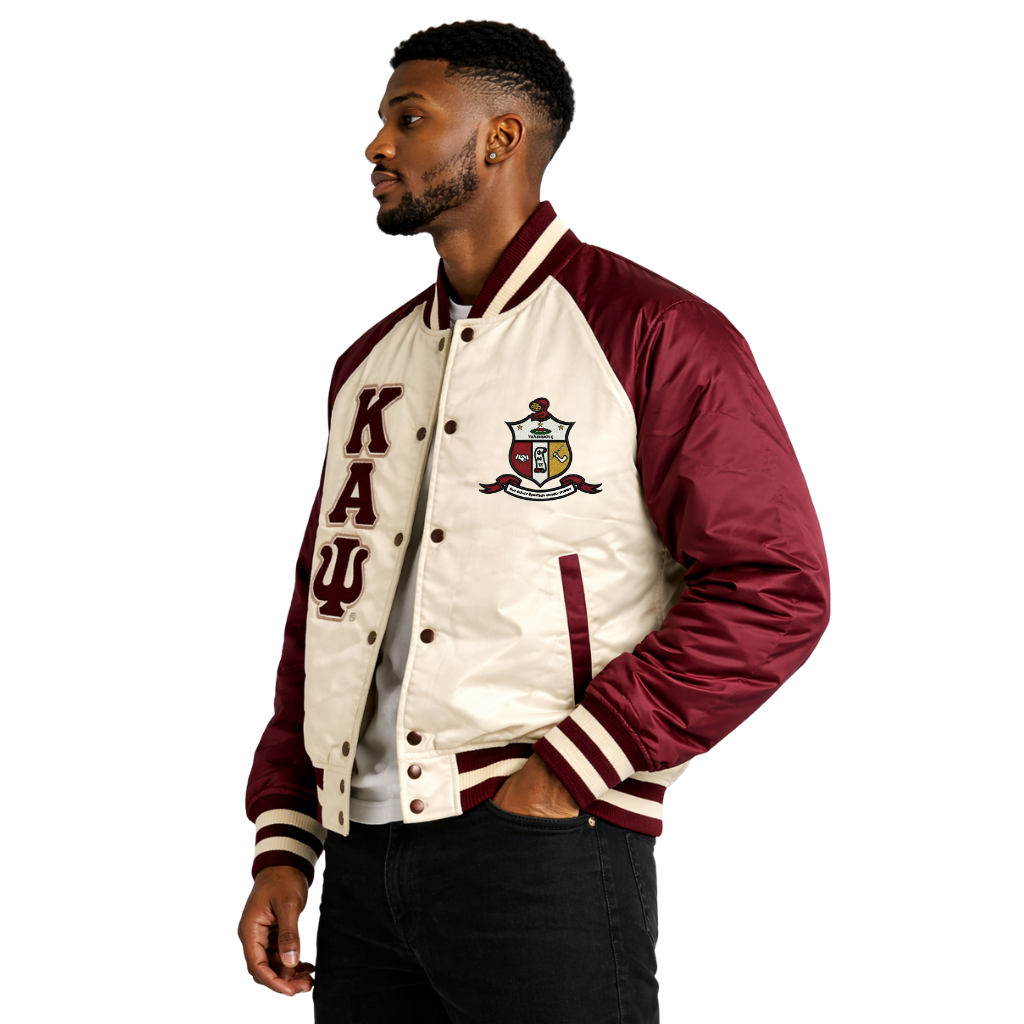 Kappa Krimson & Kream Bomber Jacket