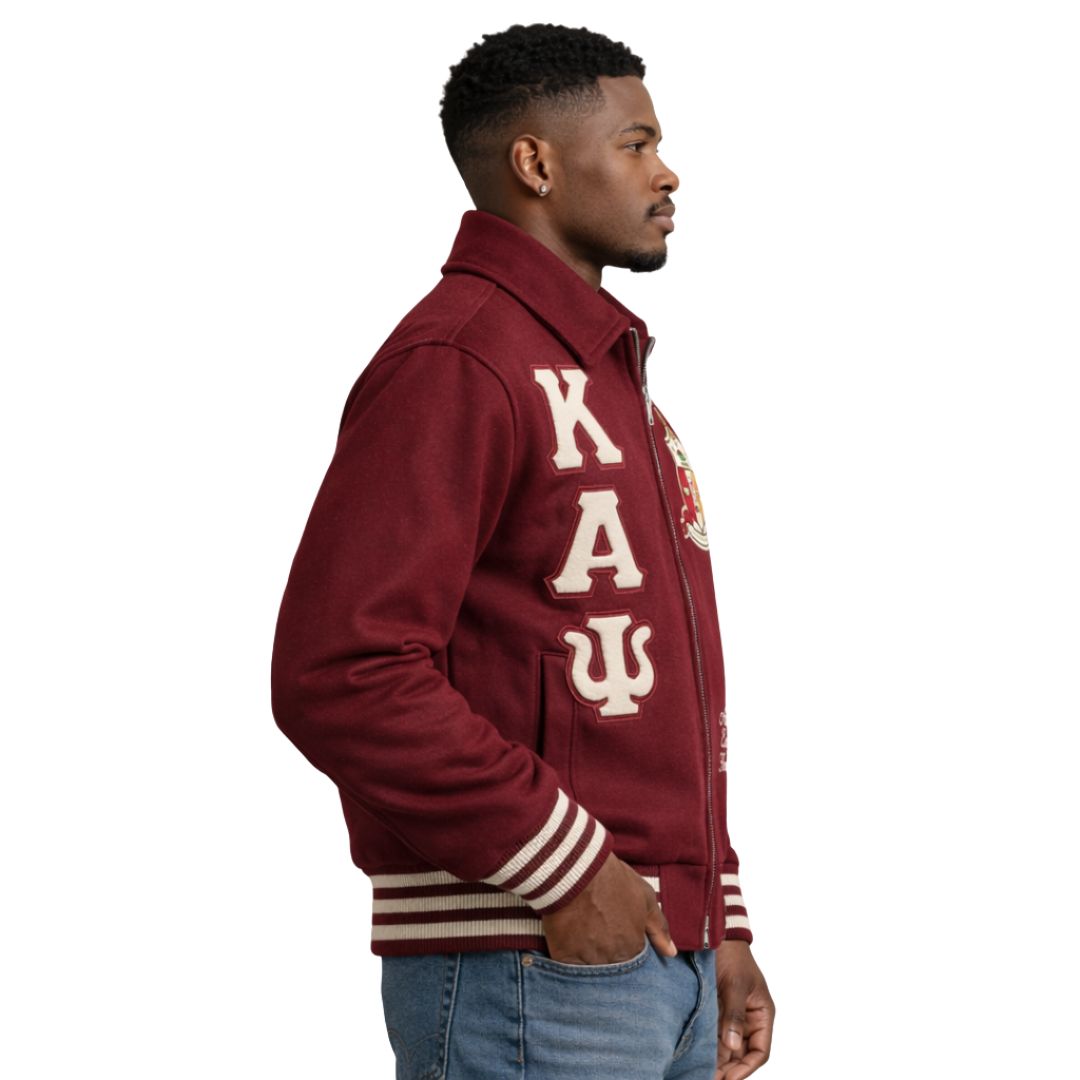Kappa Alpha Psi Wool Varsity Jacket (Krimson)