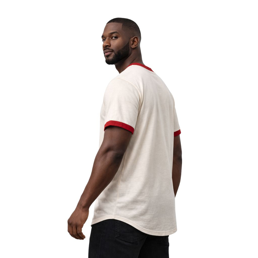 Kappa Cream Chenille Crest Ringer Premium Shirt