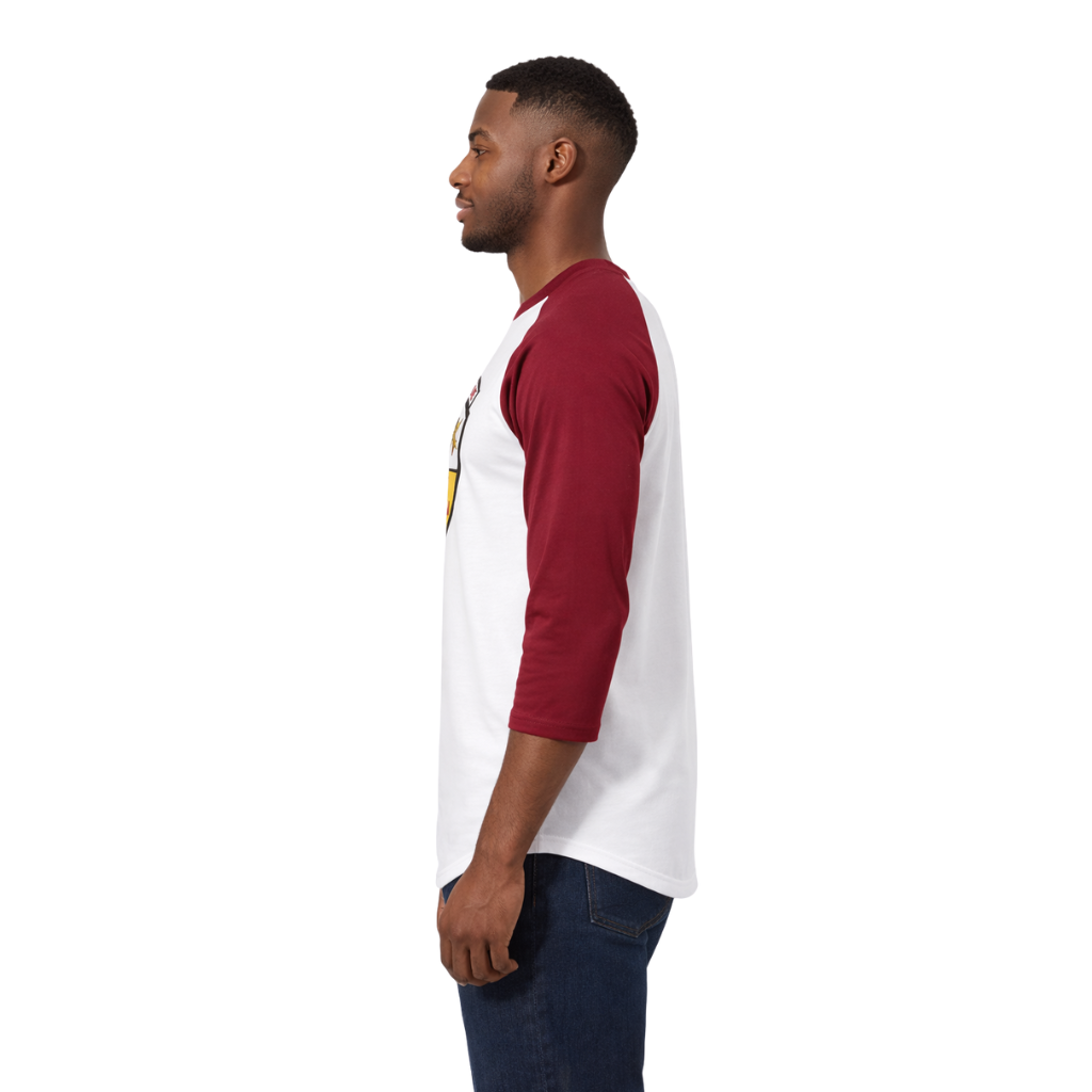 Kappa League Crest Baseball Tee (Maroon)