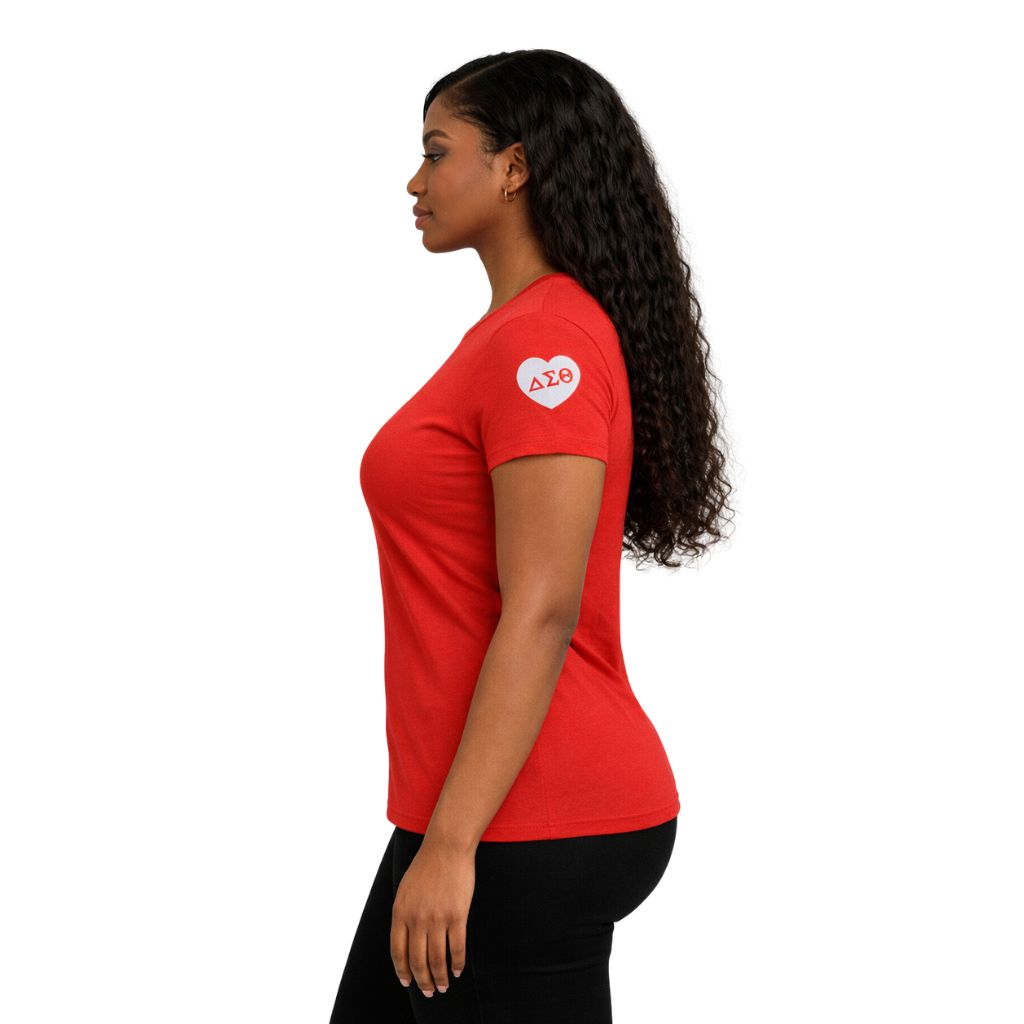 Dst Sequin Patch Tee Red