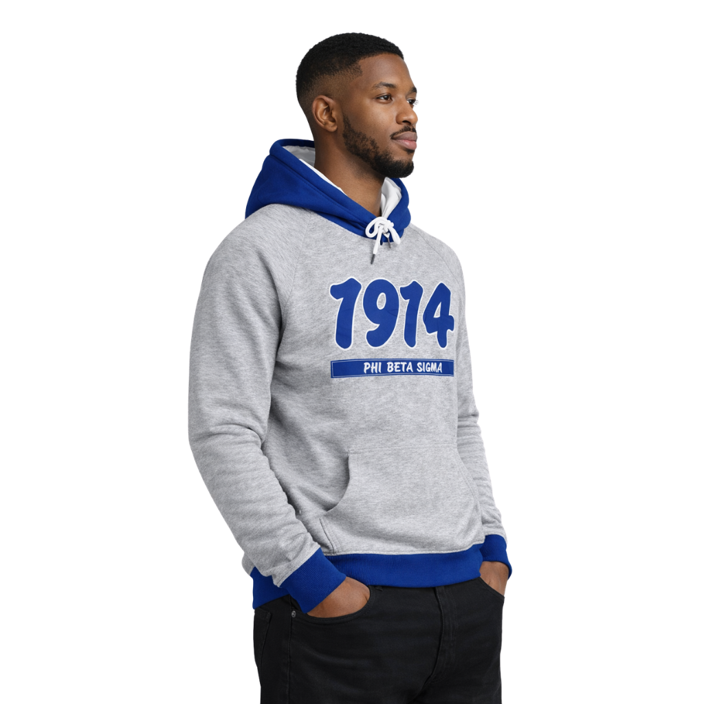 Grey 1914 Phi Beta Sigma Hoodie