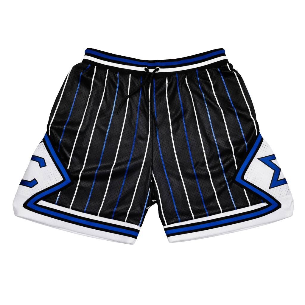 Sigma Pinstripe Heavy Mesh Basketball Shorts