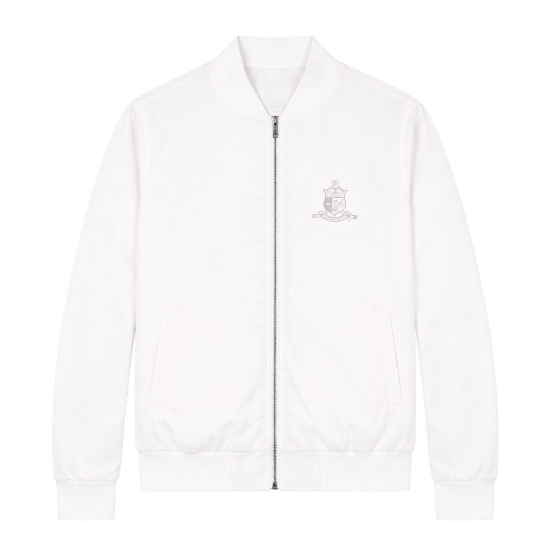 Kappa Alpha Psi Tonal Linen Bomber Jacket