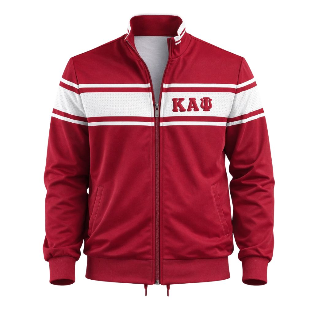 Kappa Alpha Psi 3-Letter Mesh Panel Track Jacket
