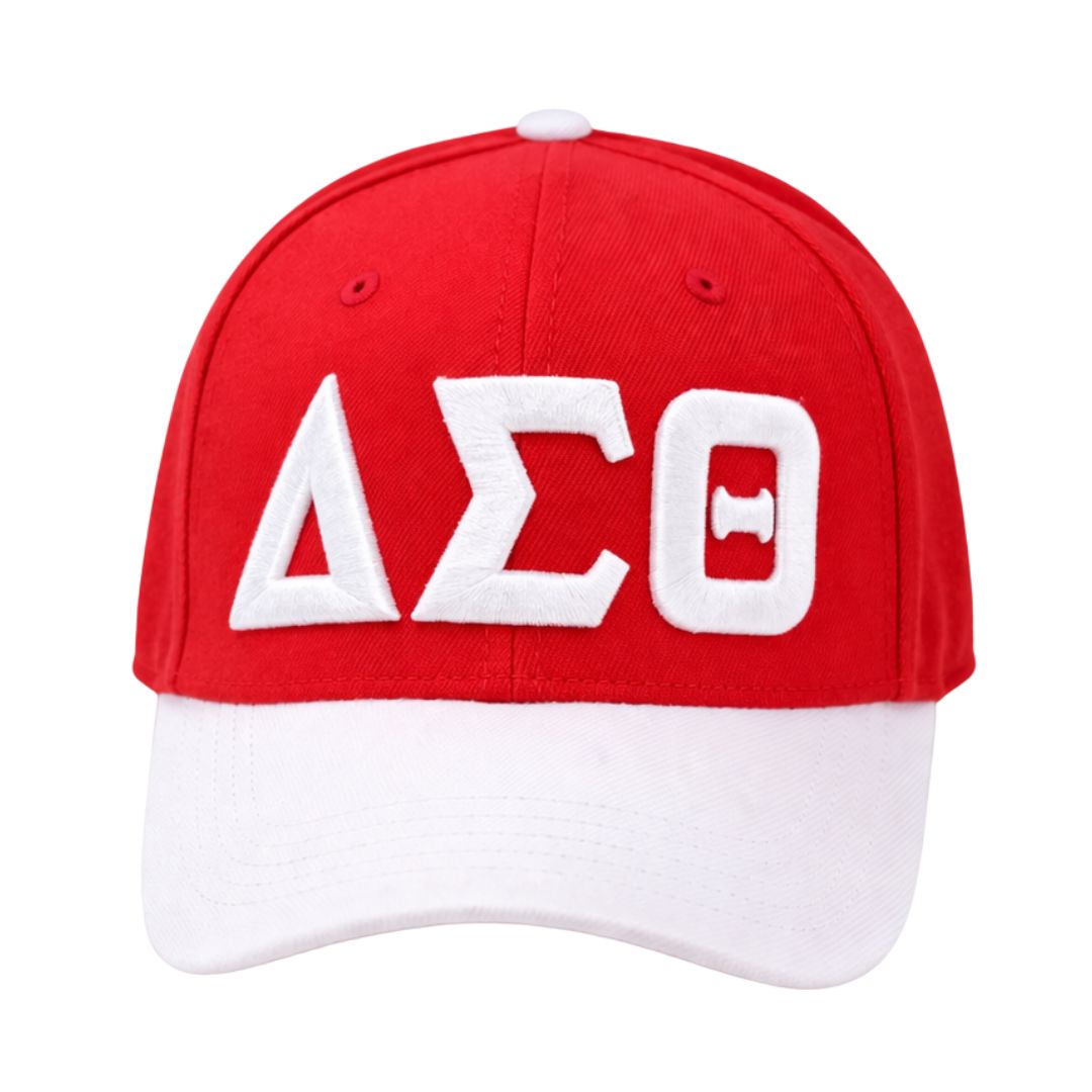 DST Letter Ball Cap Red