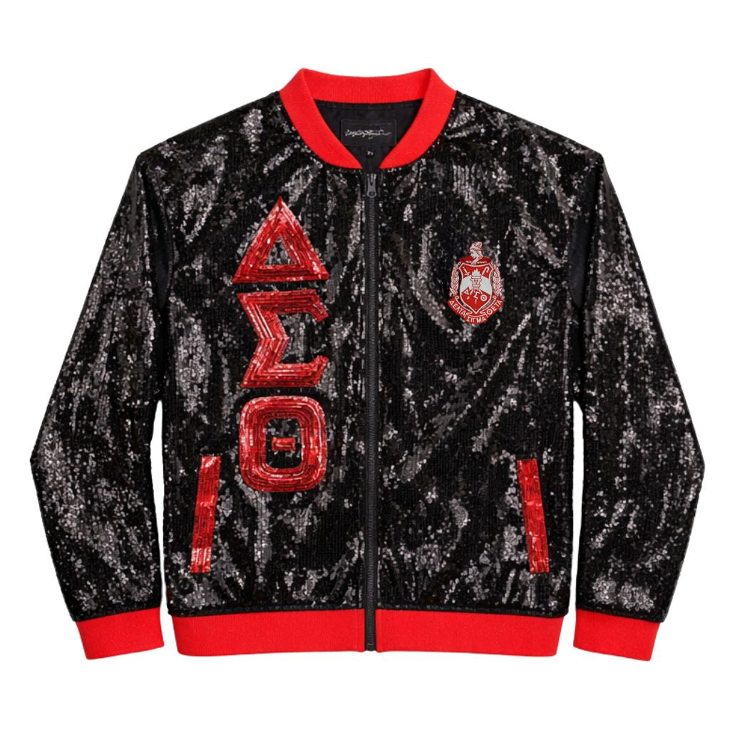 DST Sequin Jacket Black