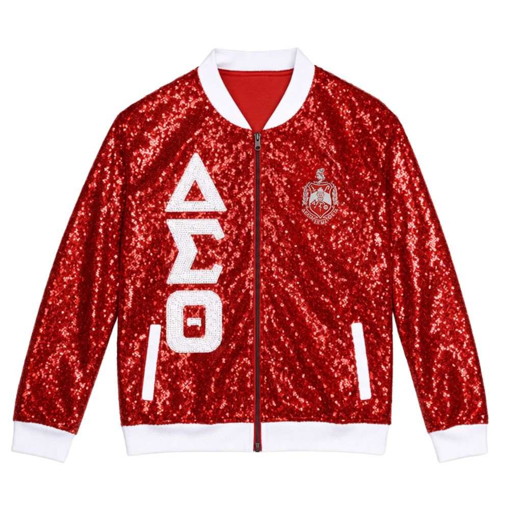 DST Sequin Jacket Red