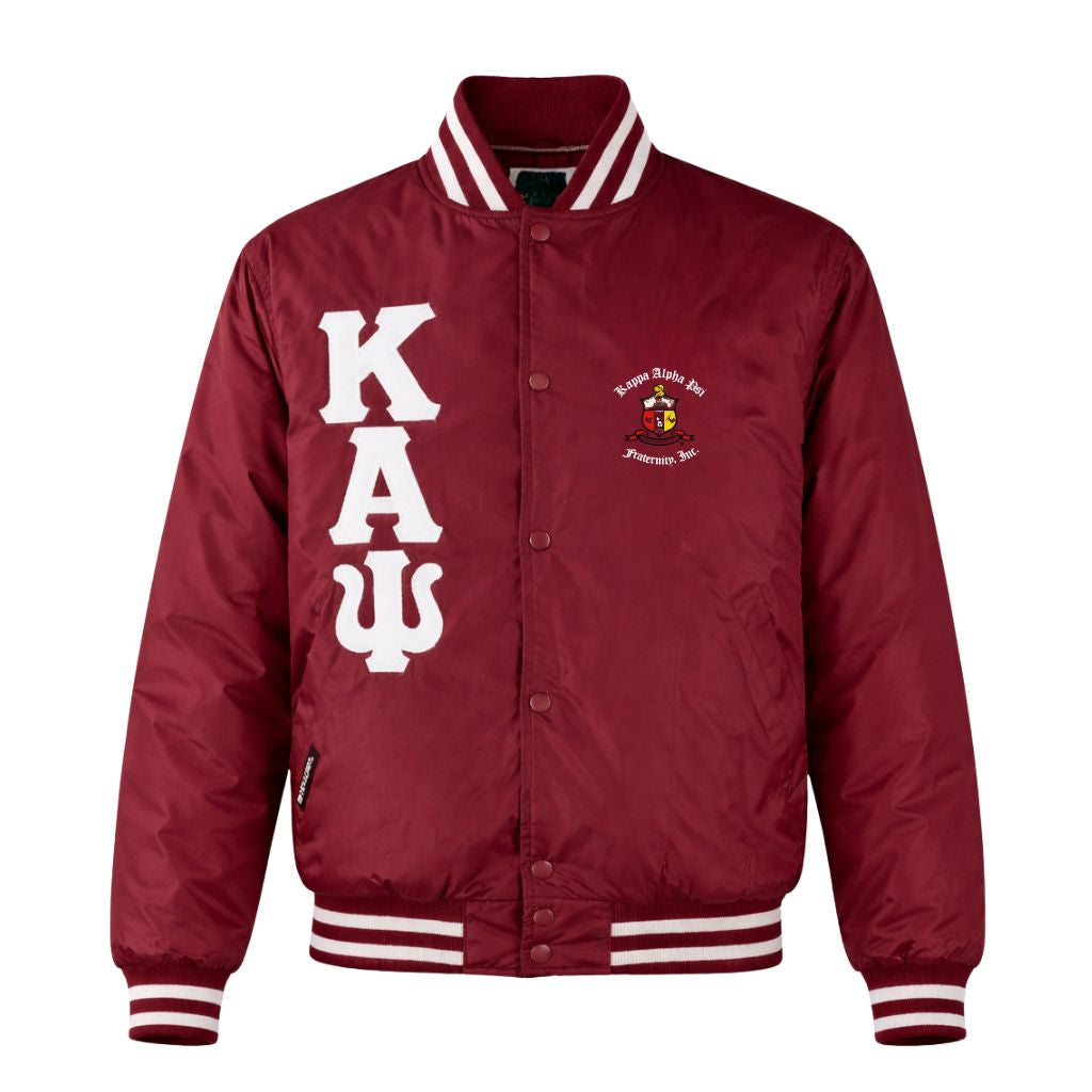 Kappa Alpha Psi Baseball Jacket (Krimson)