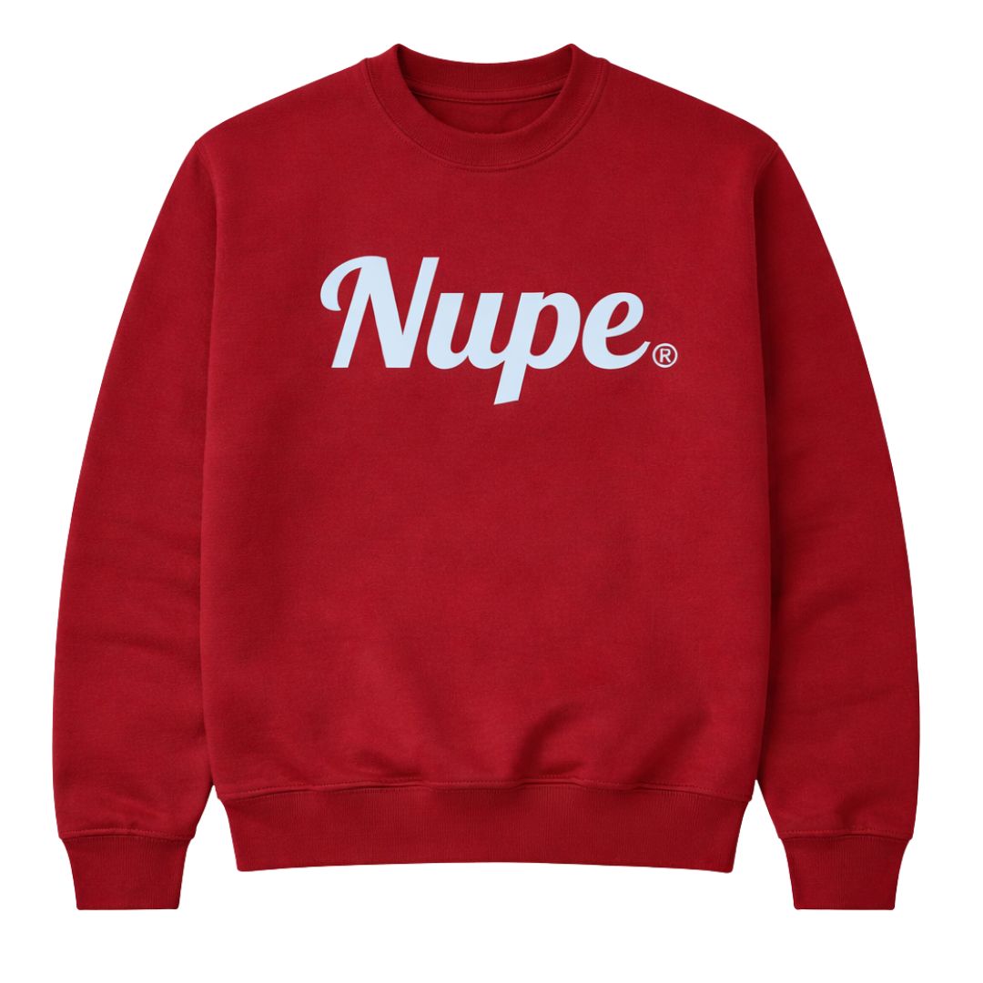 Nupe Script Printed Sweatshirt