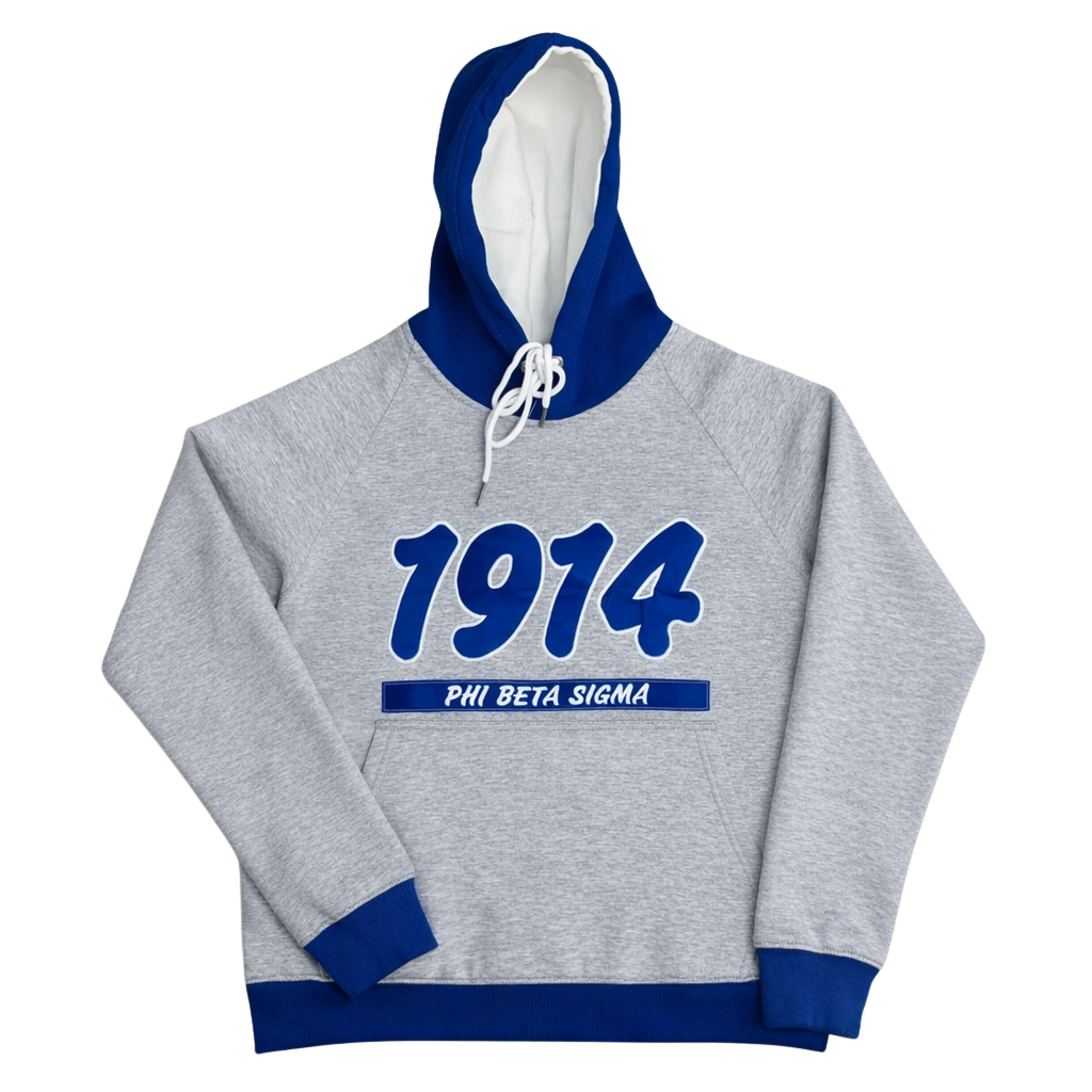 Grey 1914 Phi Beta Sigma Hoodie