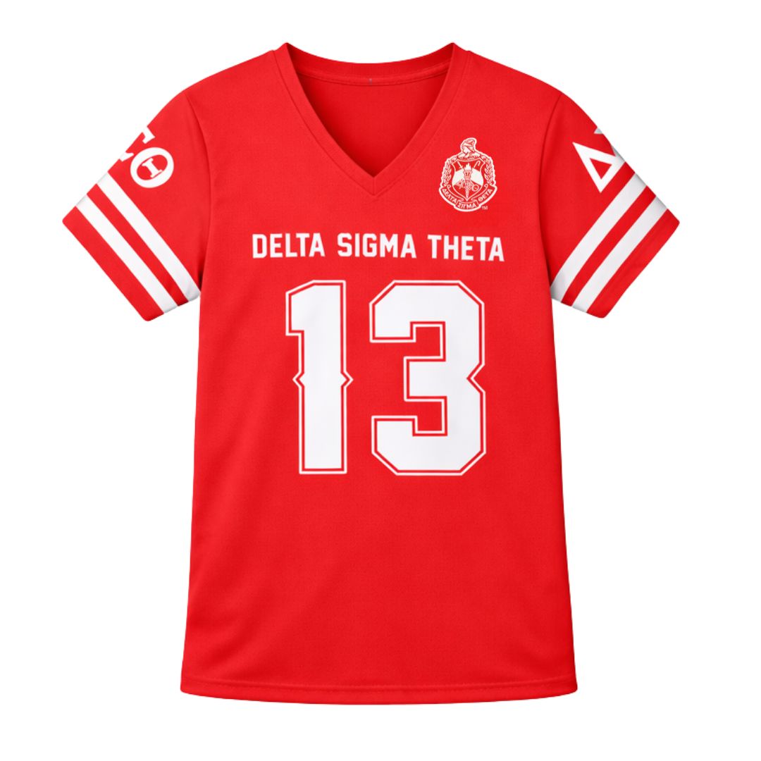 DST Football Jersey Tee Red