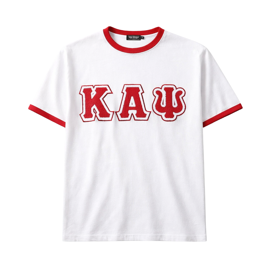 Kappa Chenille Letter Ringer Premium Shirt