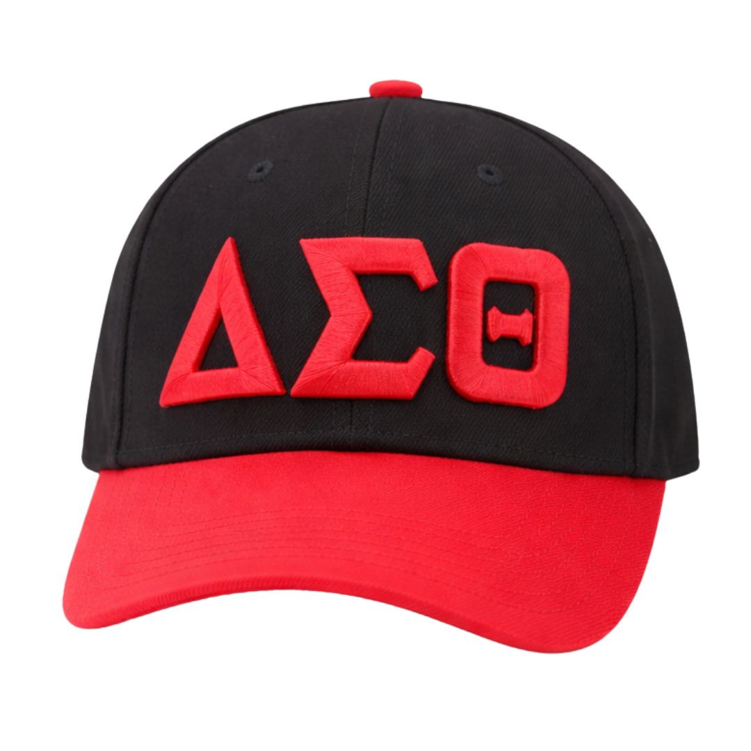 DST Letter Ball Cap  Black