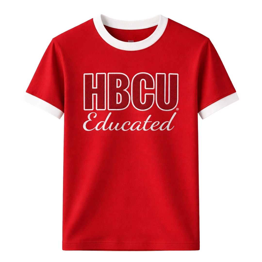 HBCU Men’s Crimson/Cream Chenille Tee