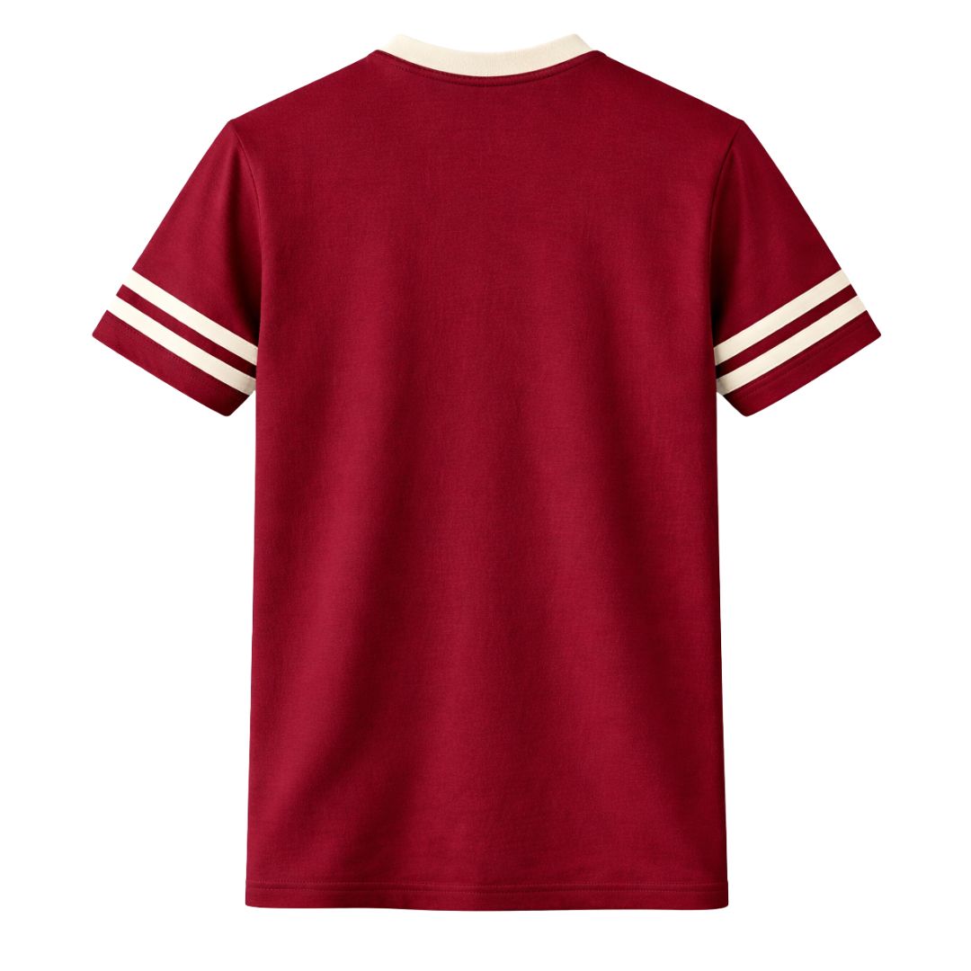 Nupe V-Neck Baseball Tee