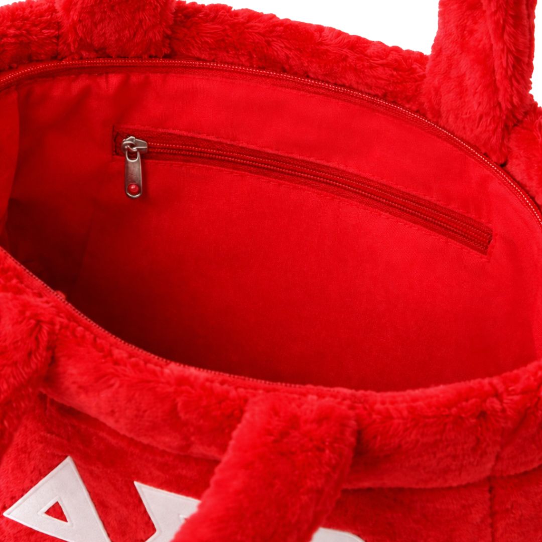 DST Fur Bag Red