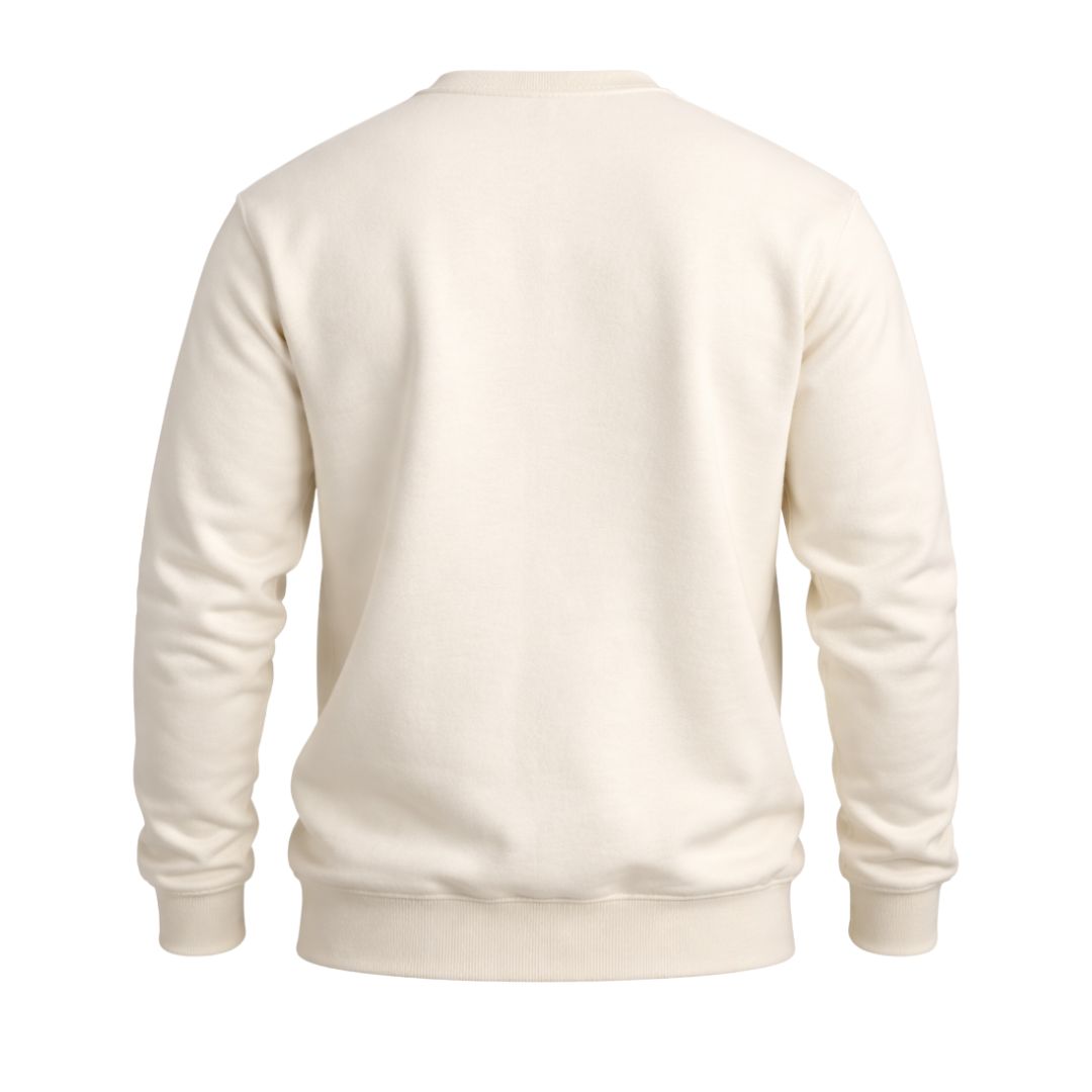 Solid Cream 1911 Chenille Sweatshirt