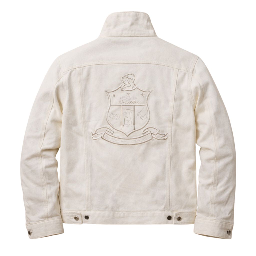 Kappa Alpha Psi Coat of Arms Tonal Denim Jacket