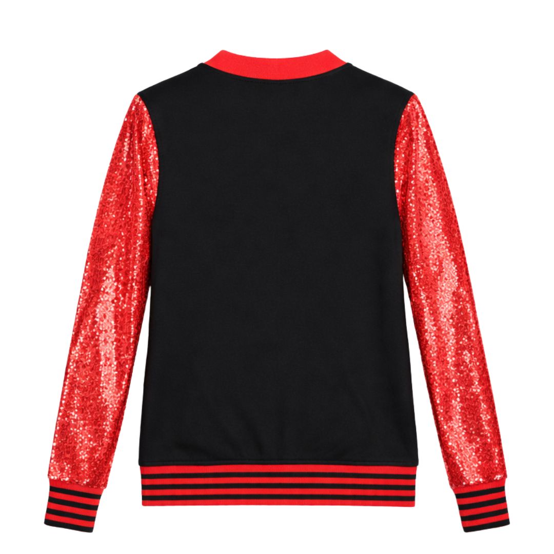 DST Sequin Cardigan Black