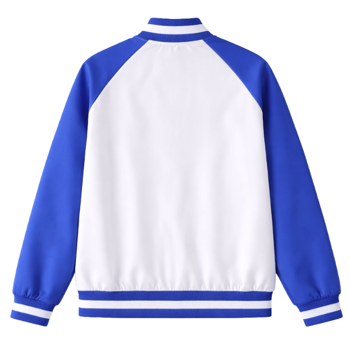 Sigma White Satin Bomber Jacket