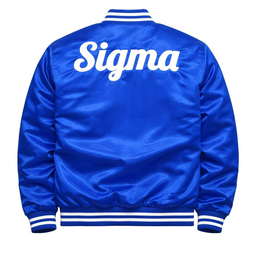 1914 Blu Phi Sigma Bomber Jacket