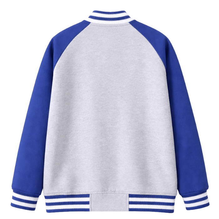 Phi Beta Sigma Heather Grey Varsity Fleece Jacket
