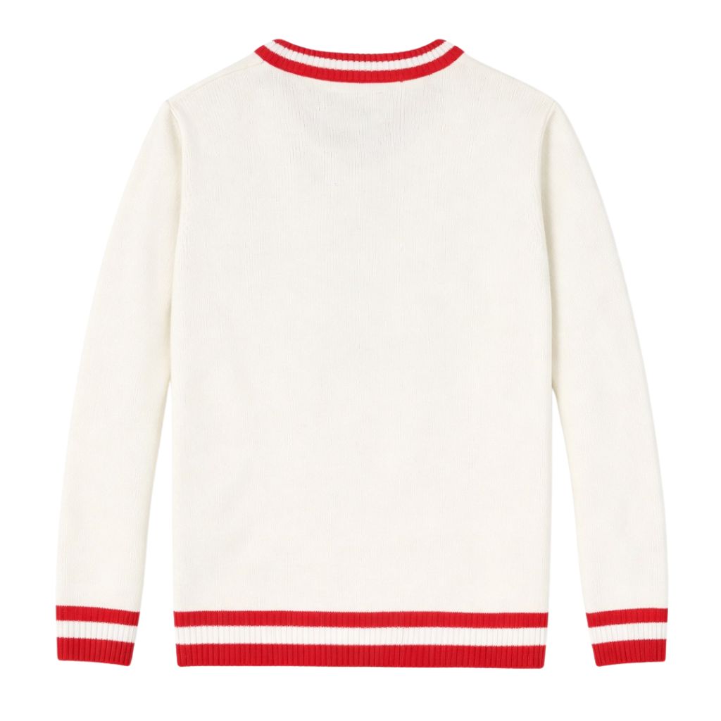 DST Wool V-Neck Sweater Ivory