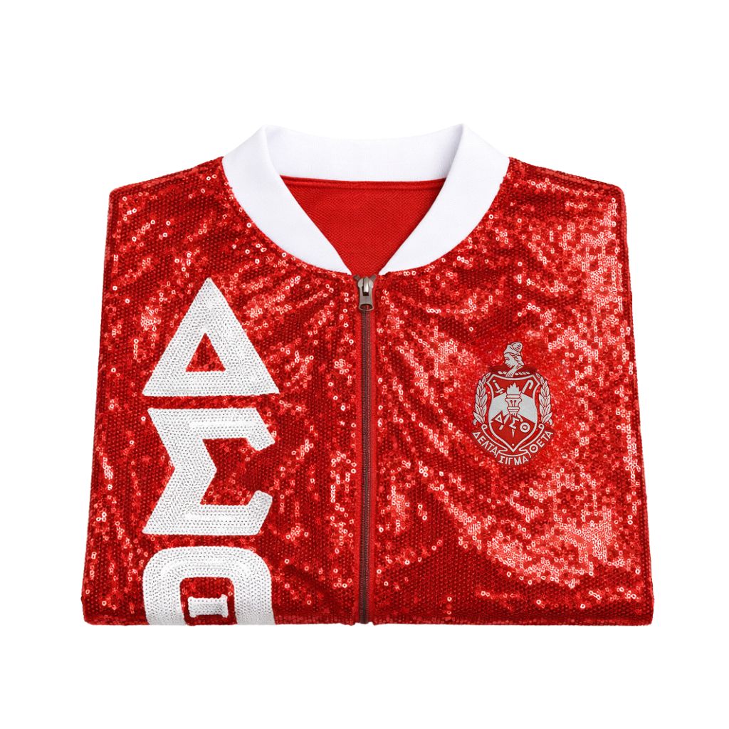 DST Sequin Jacket Red