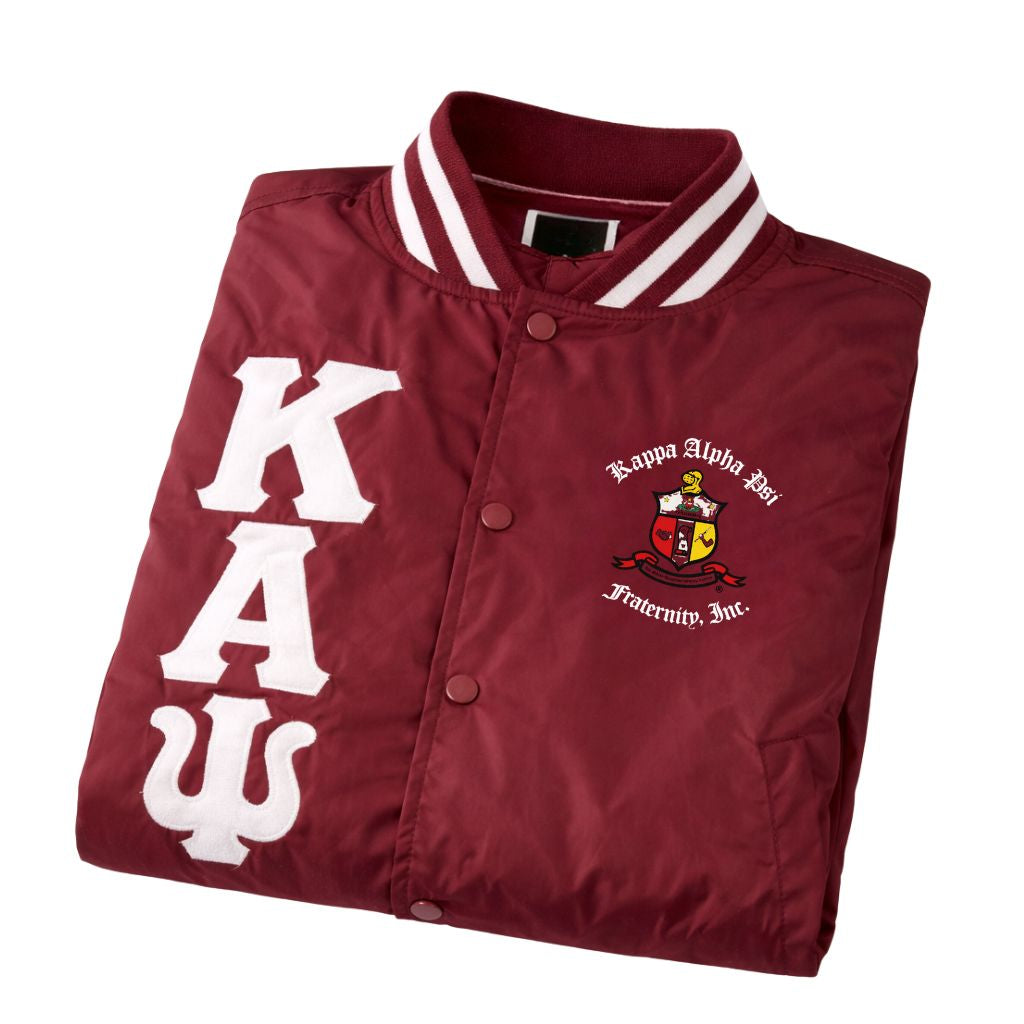 Kappa Alpha Psi Baseball Jacket (Krimson)