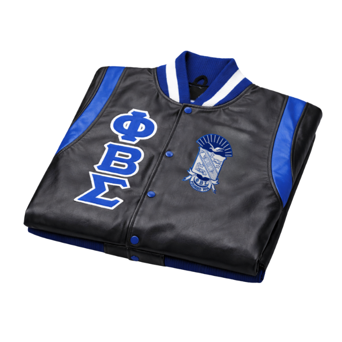 Sigma All Leather Letterman Jacket