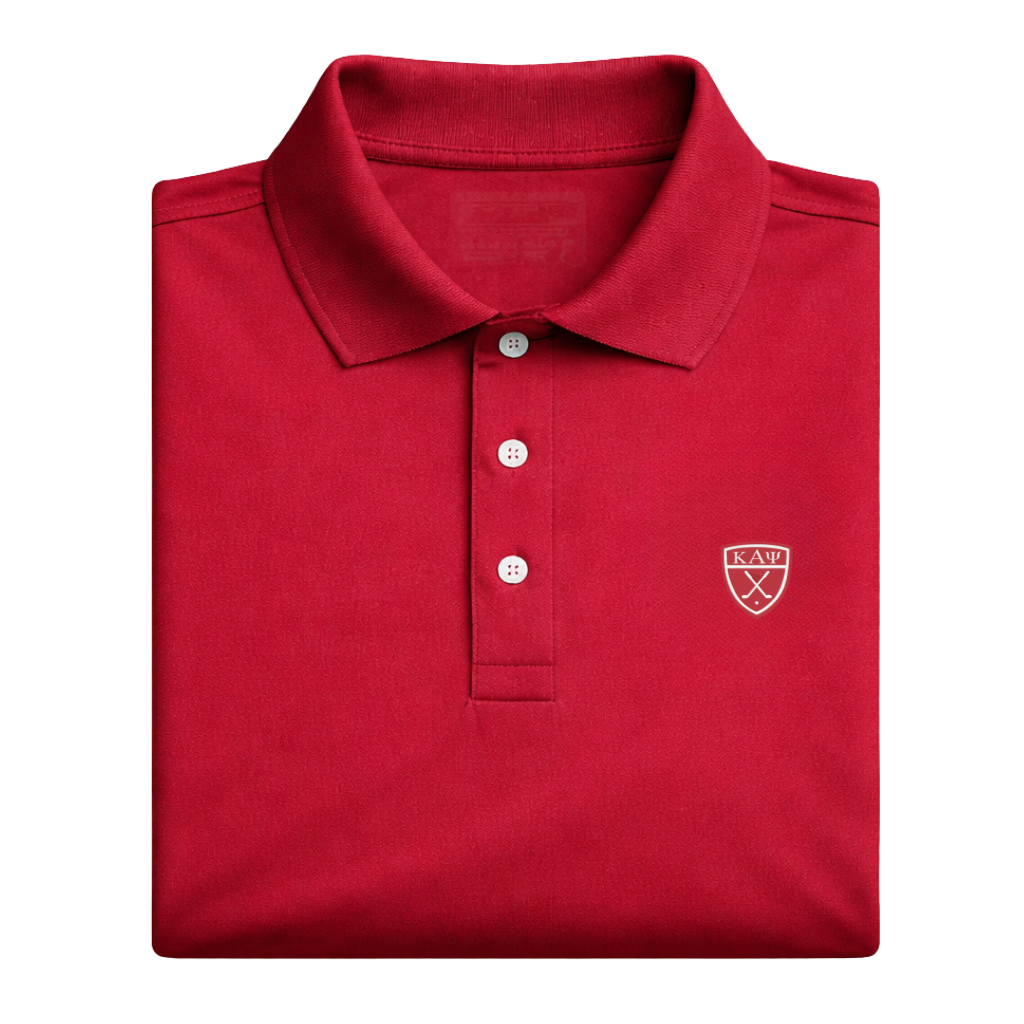 Kappa Alpha Psi DriFit Greek Letter Golf Logo Polo