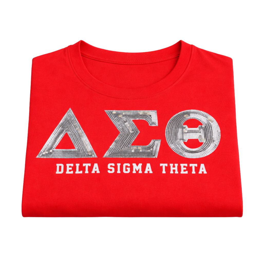 Dst Sequin Patch Tee Red