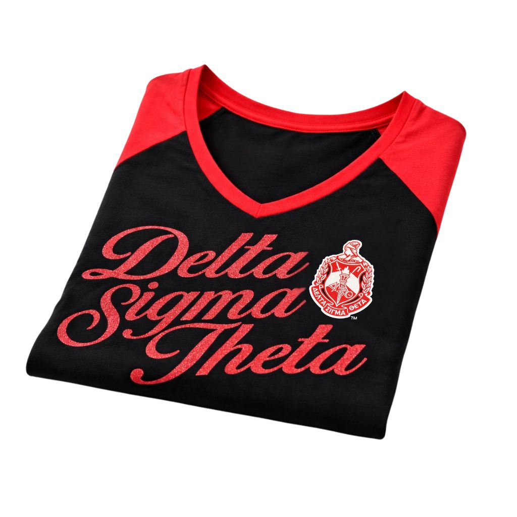 DST V-Neck Tee Black