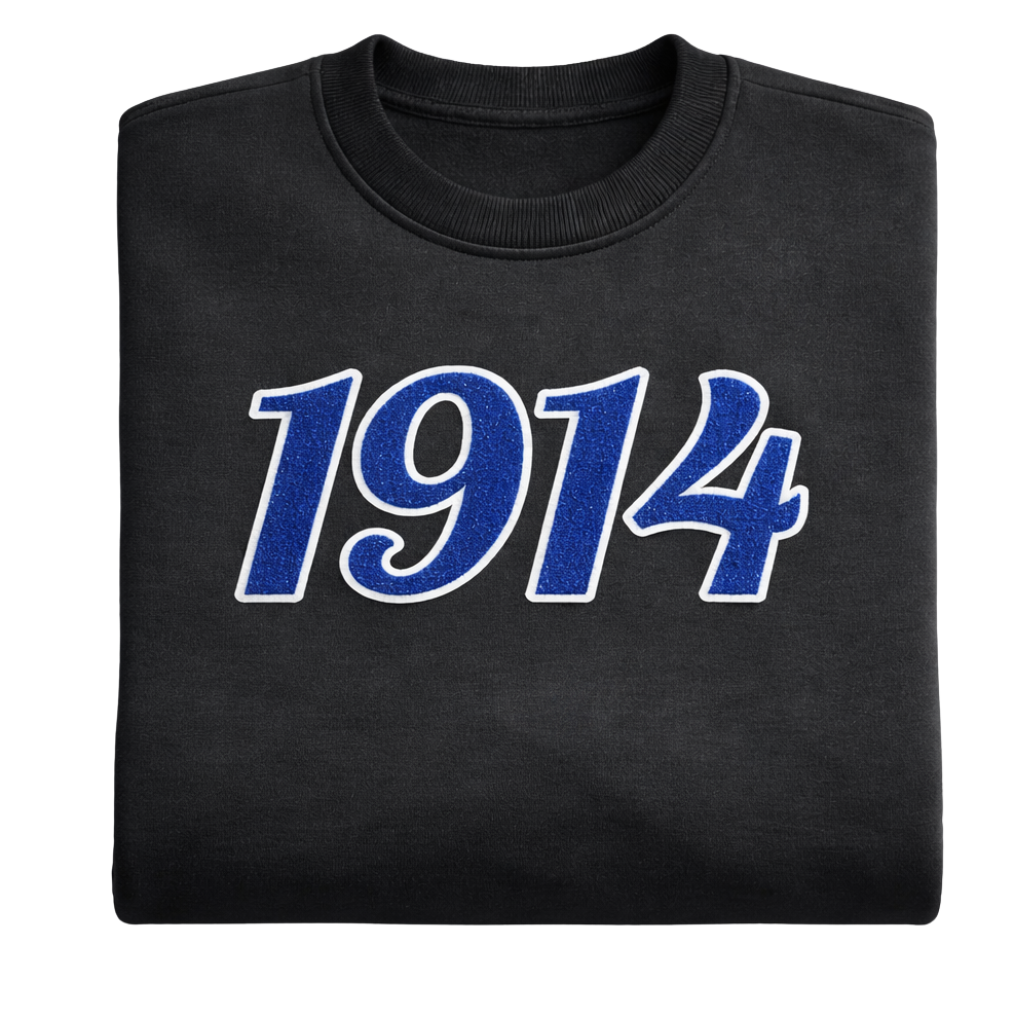 Black 1914 Sigma Chenille Sweatshirt
