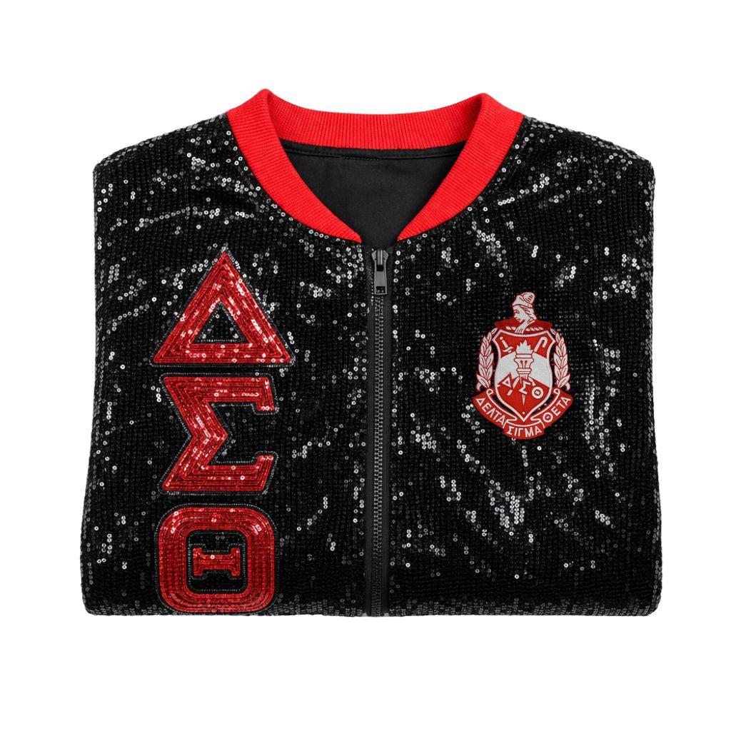 DST Sequin Jacket Black