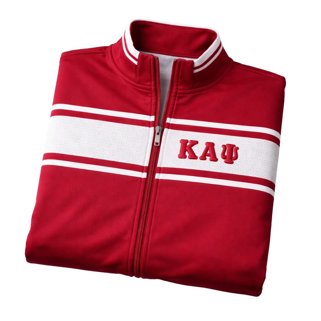 Kappa Alpha Psi 3-Letter Mesh Panel Track Jacket