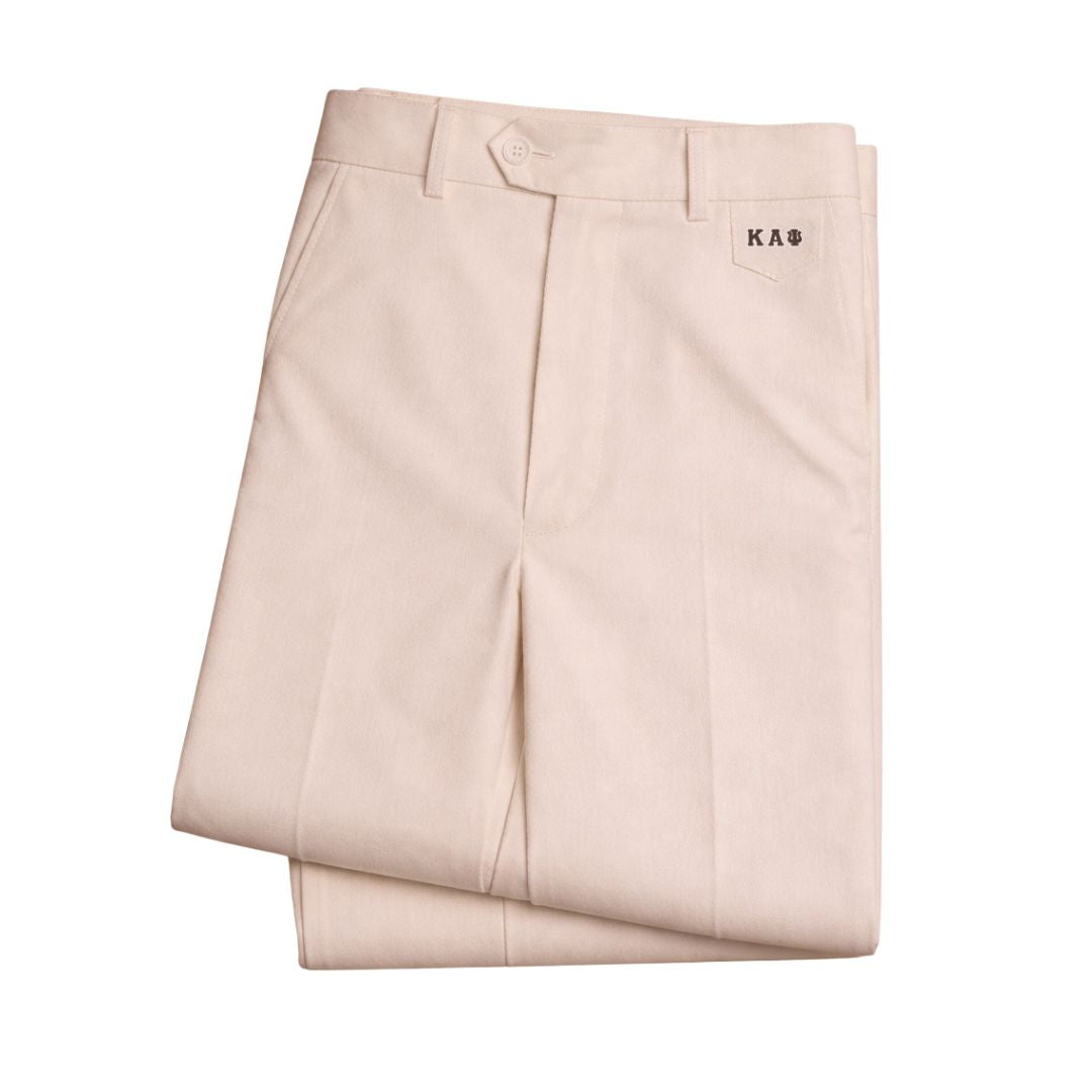 Kappa Alpha Psi Flat Front Trousers (Cream)