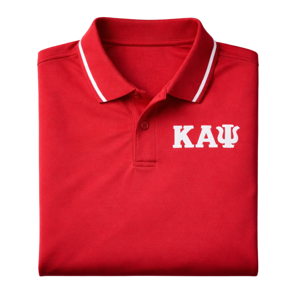 Kappa Alpha Psi 3-Letter Performance Polo