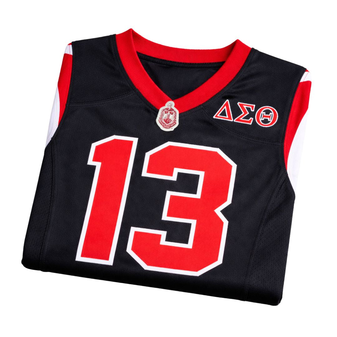 Delta Black Football Jersey