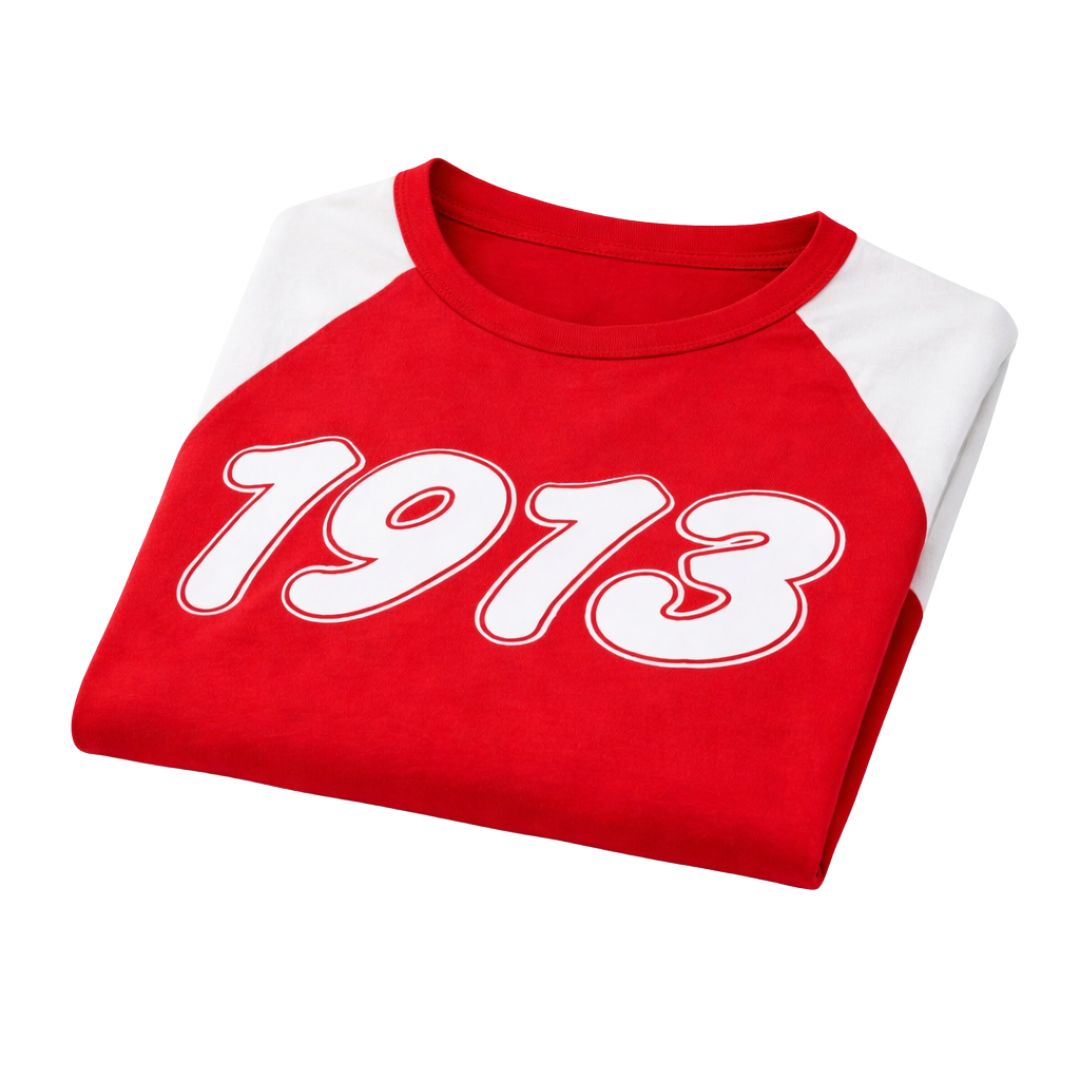 1913 Red Premium Raglan Shirt